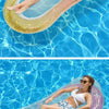 Striped Inflatable Pool Hammock for Adults
