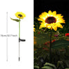 Solar Sunflower LED Stake Lights (3-Pack)