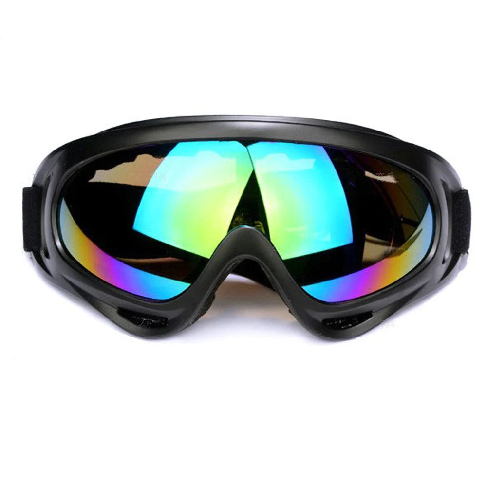 Protective Motorcycle Face Mask with Full-Face Goggles