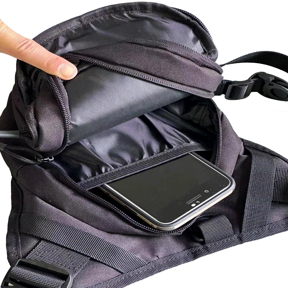 Camo Tactical Waist Pack with Adjustable Strap