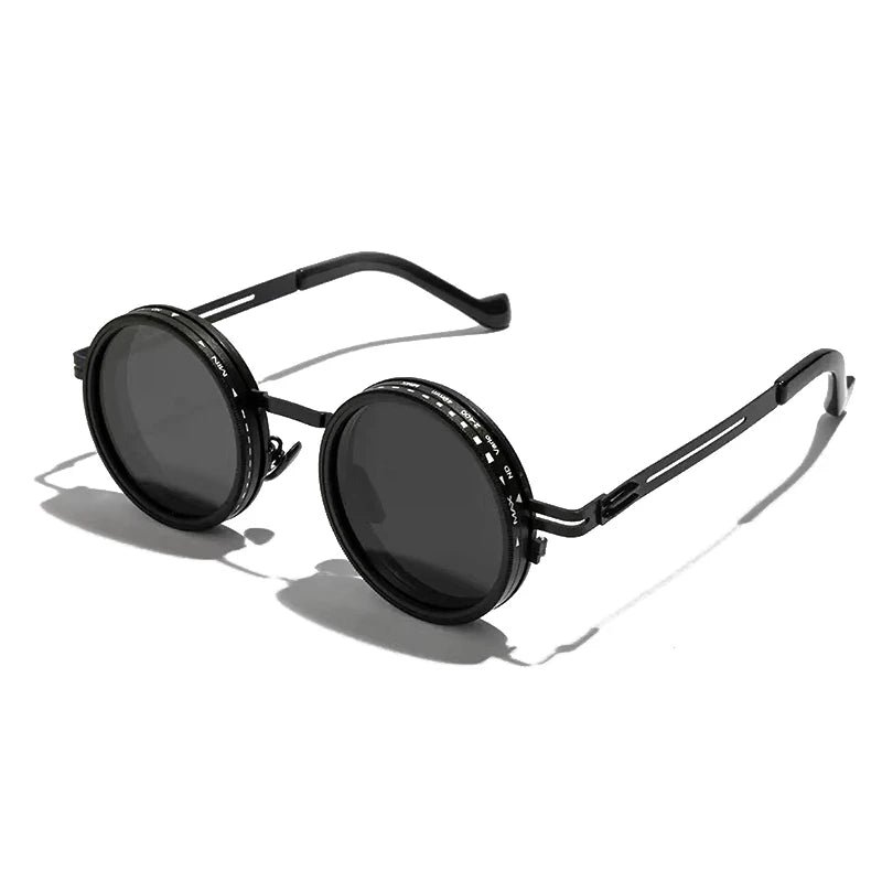 Vintage Round Polarized Sunglasses with UV400 Protection
