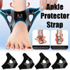 Sangle protectrice en silicone noire pour la cheville et couvre-pieds