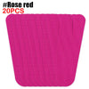 A stack of bright pink kinesiology tape strips for foot and joint support.