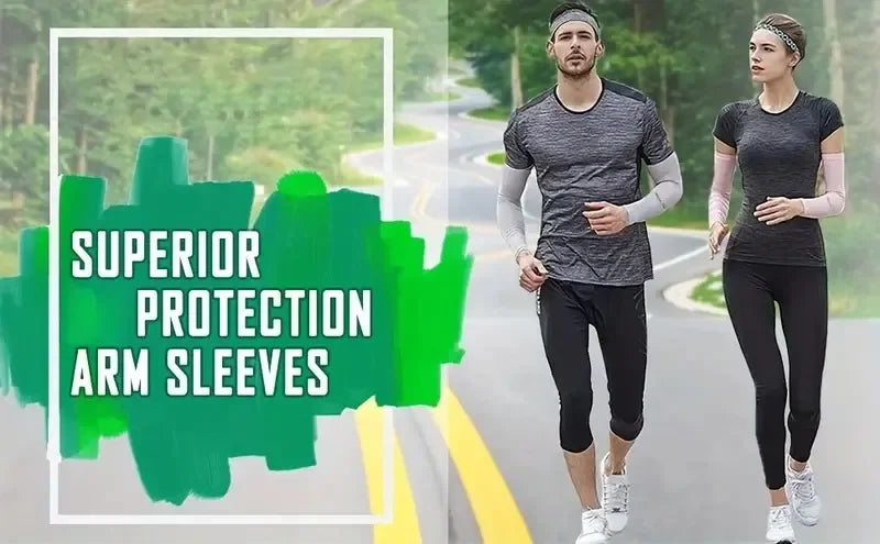 Zwei Models zeigen überlegenden Schutz an den Ärmel-Sleeves beim Gehen auf der Straße.
