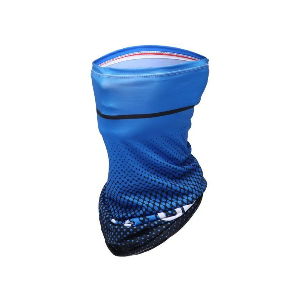 Blue breathable full face sun protection mask