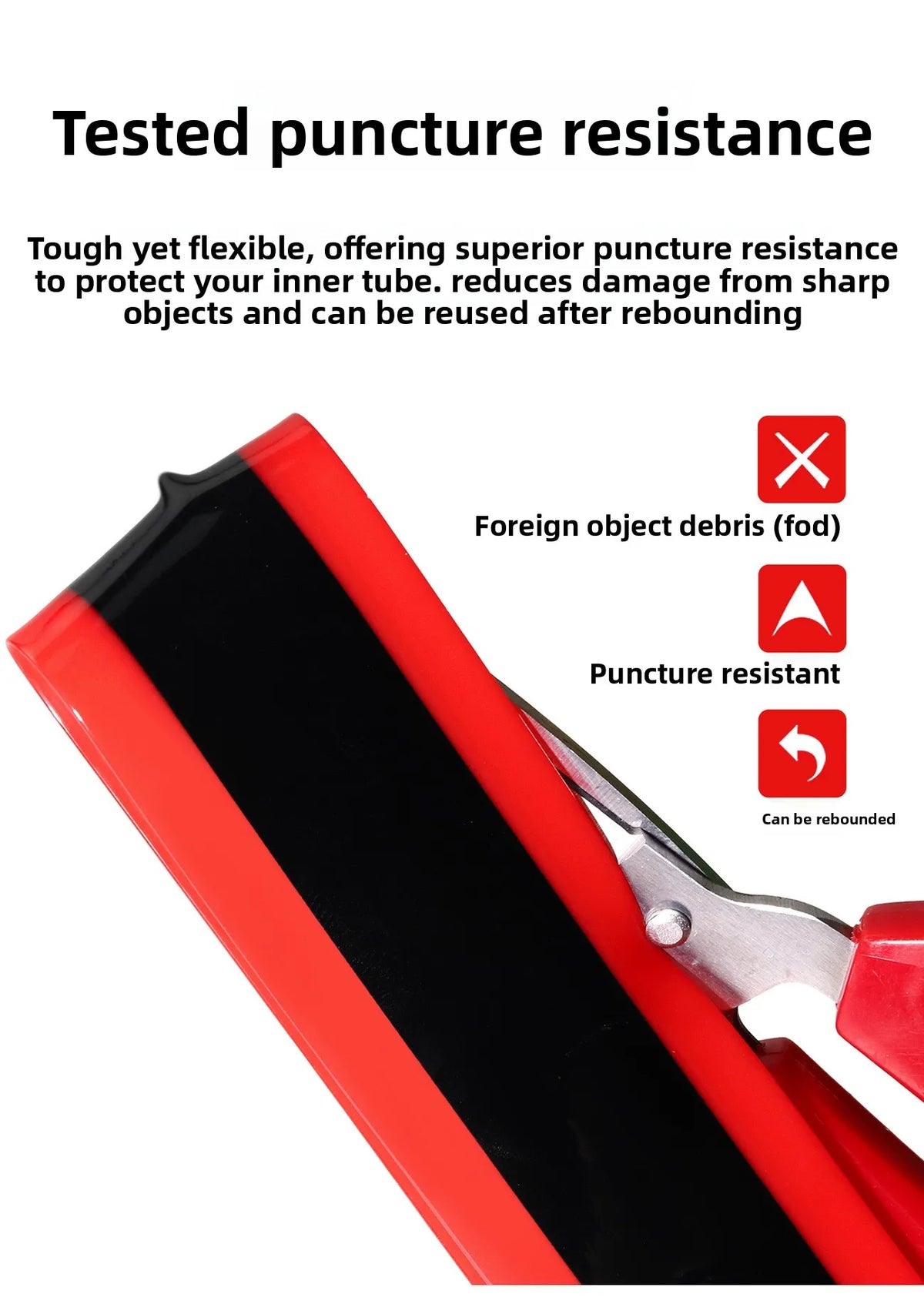 Bicycle Tire Liner Flat Protector for Multiple Wheel Sizes