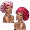 Reversible Satin Sleep Cap with Adjustable Fit