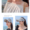 Breathable Adjustable Sun Visor Cap for Women