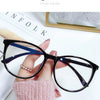 Women's Round Frame Blue Light Blocking Myopia Glasses