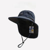 Wide Brim Sun Hat with Neck Flap for Outdoor Adventures