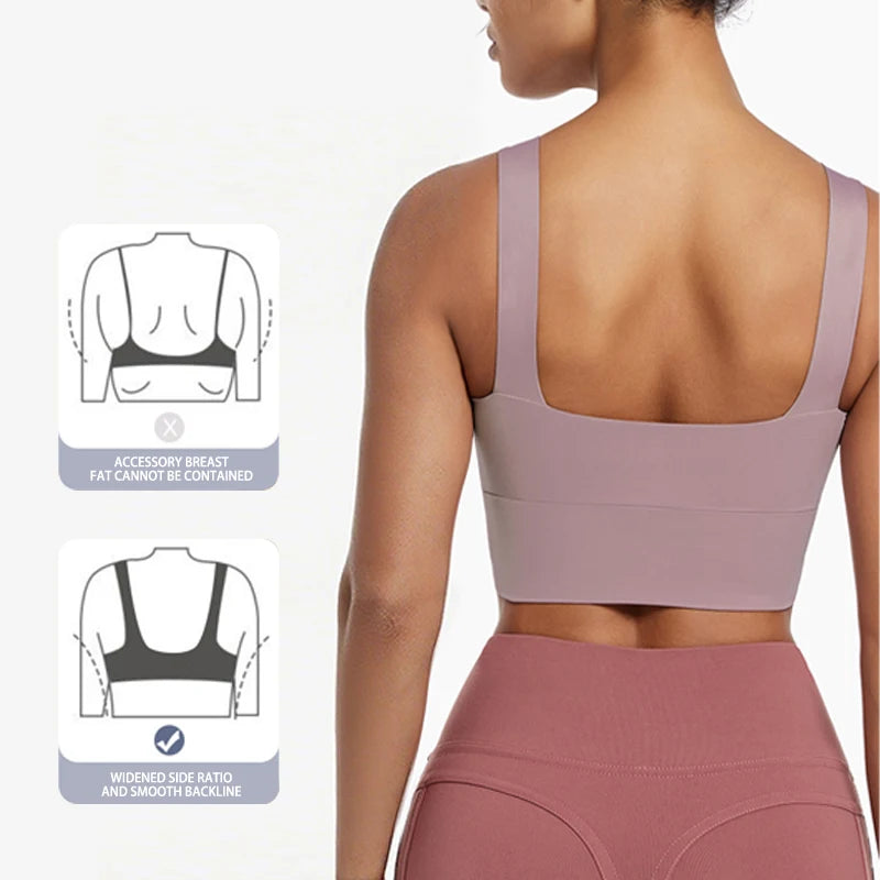 High-Impact Sports Bra for Workout and Yoga