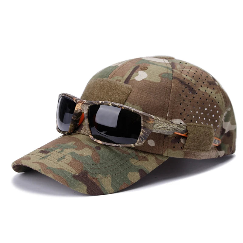 Tactical Camouflage Baseball Cap for Outdoor Adventures