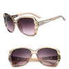 Purple Square Sunglasses with UV400 Protection