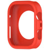 Coque de protection silicone orange vif pour une Huawei Watch Fit 4 ou Pro.