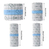 Rolls of waterproof film dressing for tattoo aftercare in various sizes and colors