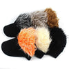 Adjustable Sun Visor with Realistic Hair Strands