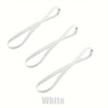 White multifunctional sweat-absorbing sports hair ties shown against a white background.