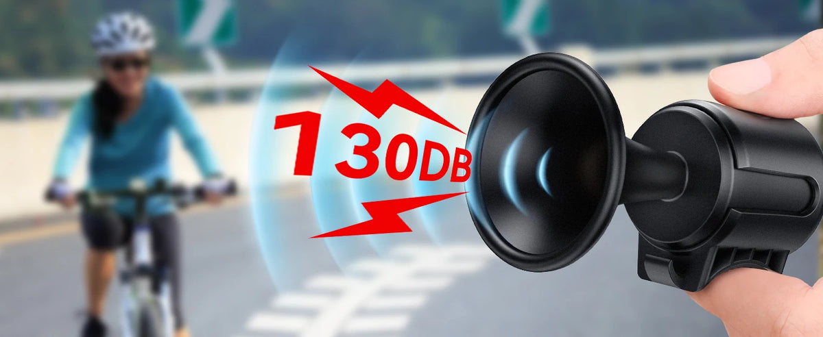 Loud 130dB Electric Bicycle Horn with Waterproof Design