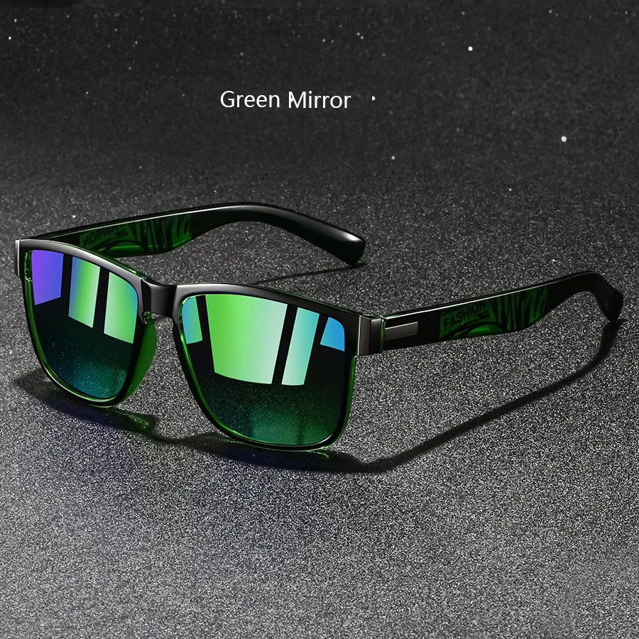 Classic Square Sunglasses for Men and Women – UV Protection & Lightweight Comfort