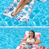 Striped Inflatable Pool Hammock for Adults