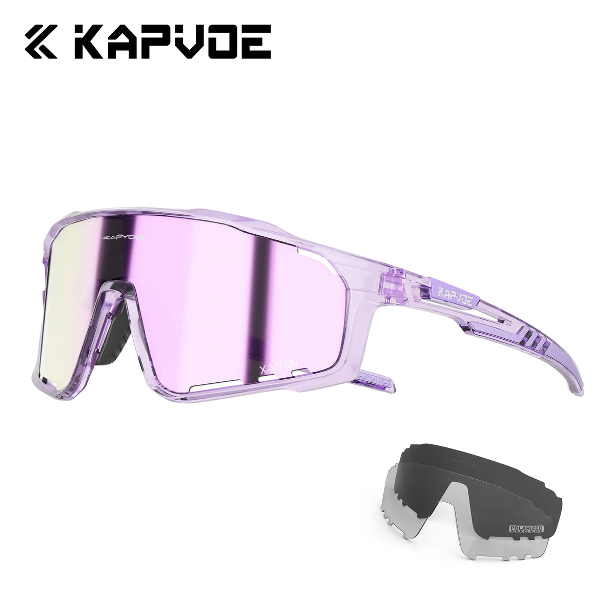 TR90 Cycling Glasses with Interchangeable Lenses for Men and Women