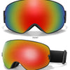 Outdoor Ski Goggles with Protective Case and Anti-Fog Lenses