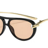 Elegant Knot Double Beam Pilot Sunglasses