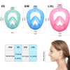 Full Face Snorkel Mask with Anti-Fog Window