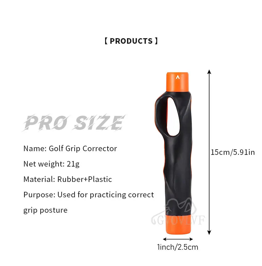 Golf Club Training Grip Aid for Posture and Alignment