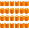 Rolls of orange durable self-adhesive sports bandages