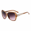 Purple Square Sunglasses with UV400 Protection