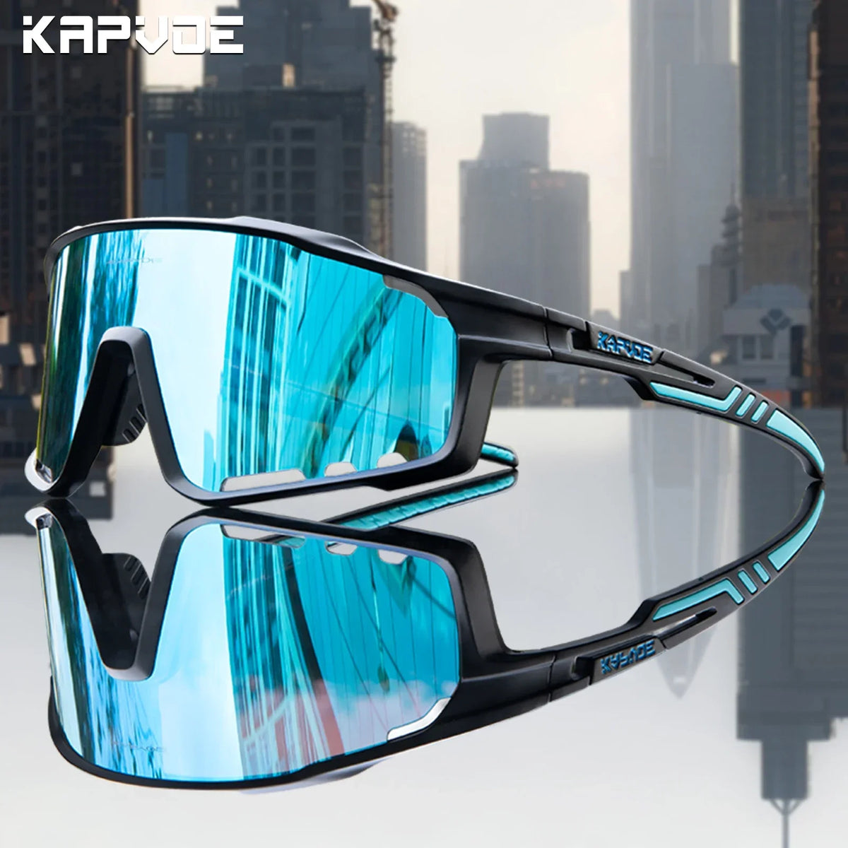 Kapvoe Polarized Cycling Sunglasses with UV400 Protection