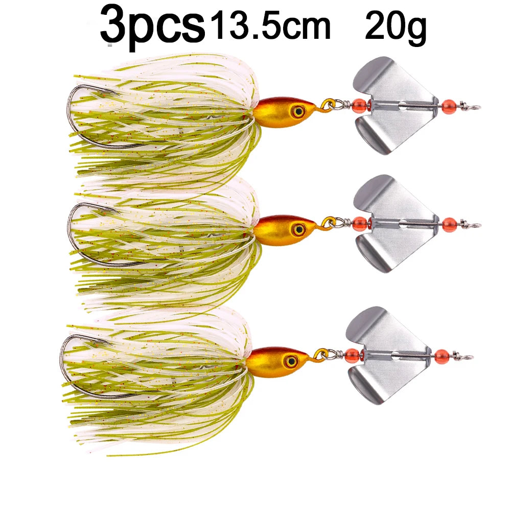 Chatterbait Spinnerbait Lure for Bass, Pike & Walleye