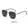 Classic Square-Frame Sunglasses with UV400 Protection