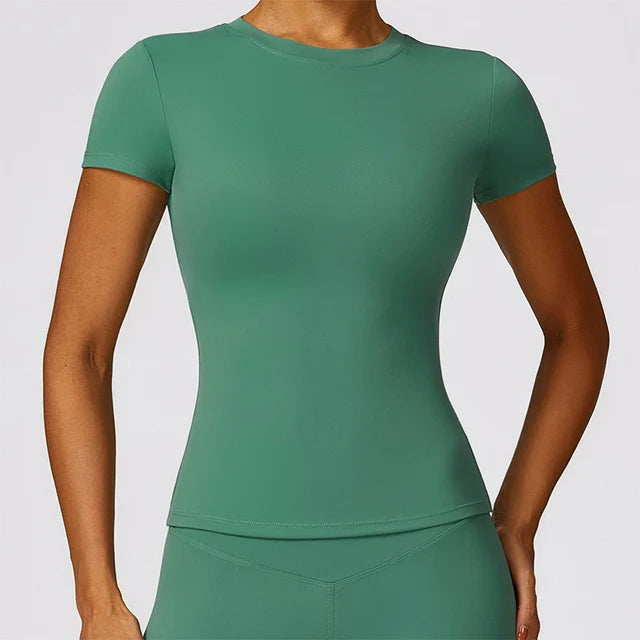 Women's Breathable Yoga & Fitness T-Shirt