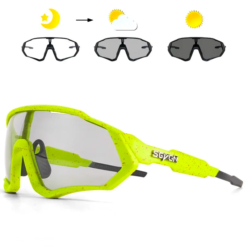 Photochromic Cycling Sunglasses with UV400 Protection