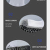 A graphic detailing features of professional training football socks including knitted fabric, anti-slip design, and thick he