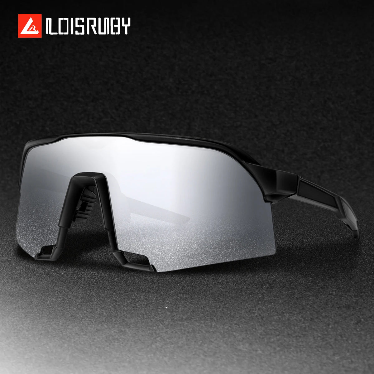 Oversized Windproof Sports Sunglasses with UV400 Protection