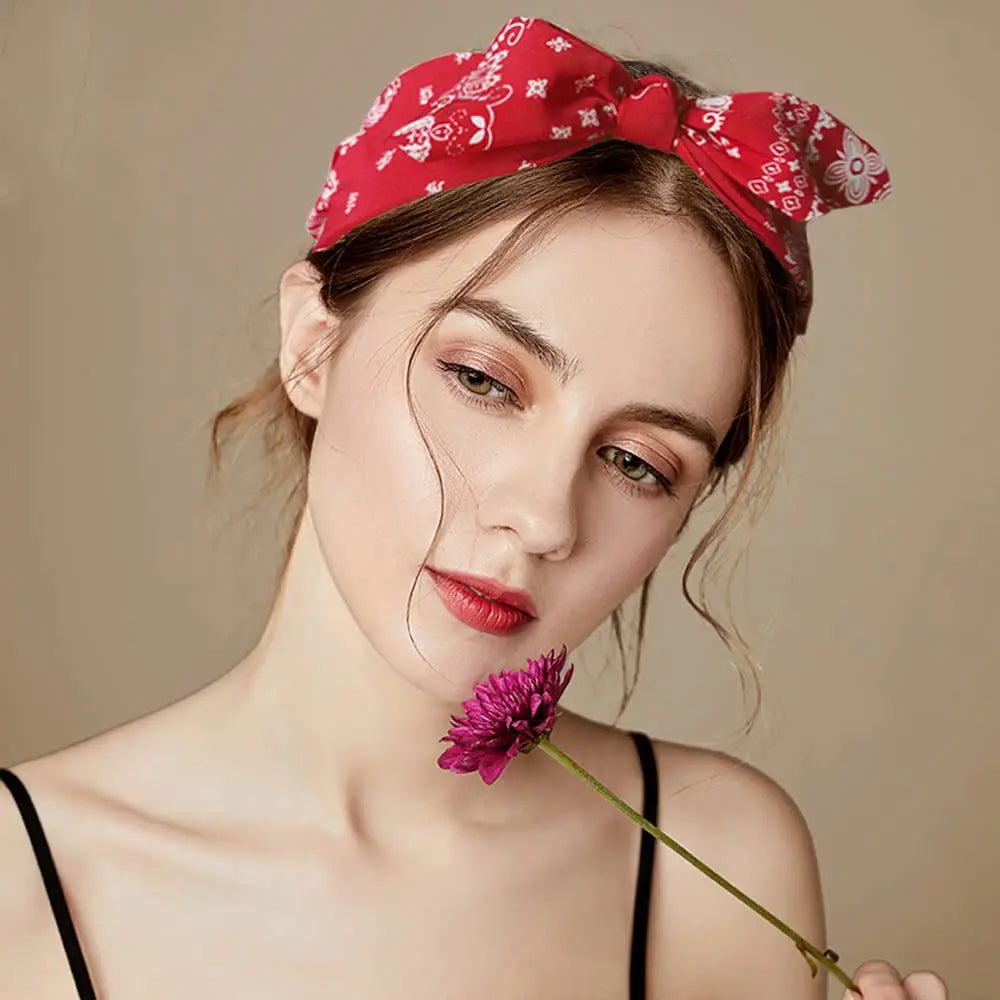 Paisley Bandana Headband for Women