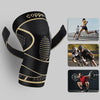 Copper-Infused Knee Compression Sleeve with Adjustable Strap