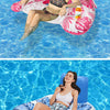 Striped Inflatable Pool Hammock for Adults