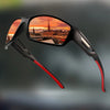 Polarized Sports Sunglasses with Camouflage Frame