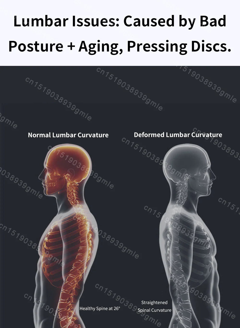 Adjustable Back Stretcher for Spine and Posture Support