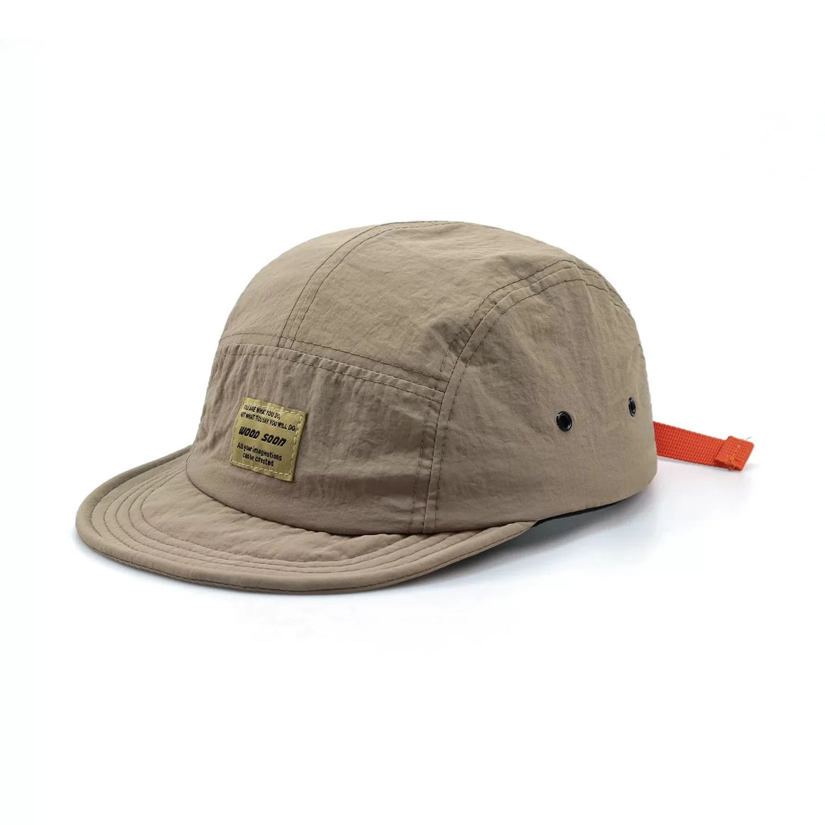 Quick-Dry 5-Panel Baseball Cap with Adjustable Strap