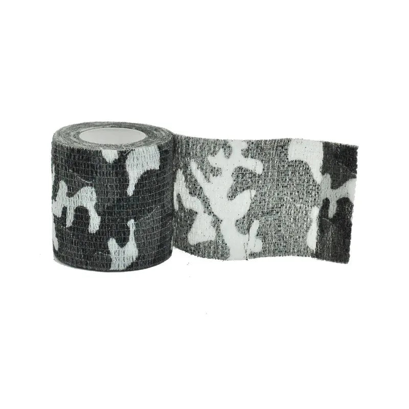 Roll of camouflage elastic wrap tape used for joint support