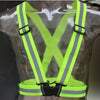Adjustable Reflective Safety Vest for Night Running and Cycling
