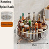 360° Rotating Acrylic Turntable Organizer for Spices, Condiments & More