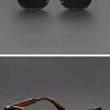 Retro Tortoiseshell Acetate Square Sunglasses
