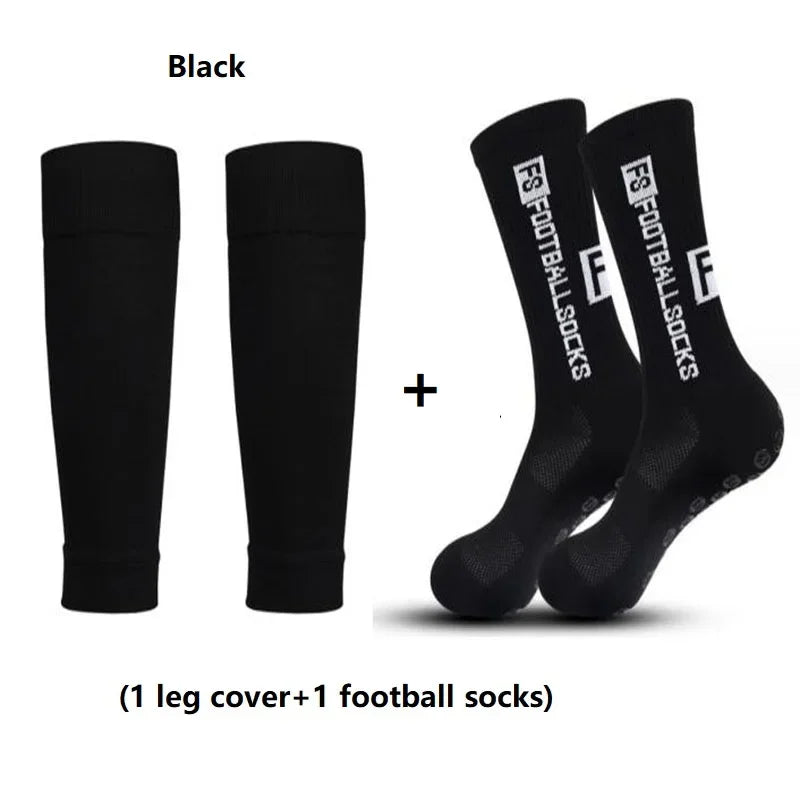 Schwarze Knielange Sporthose und Beinabdeckung für Fußball