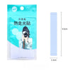 A package of clear double-sided fashion tape for clothing with a protective light feature.